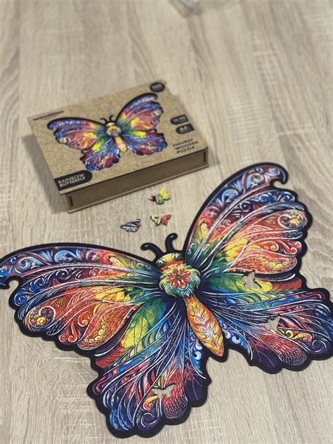 pillangó alakú fa puzzle