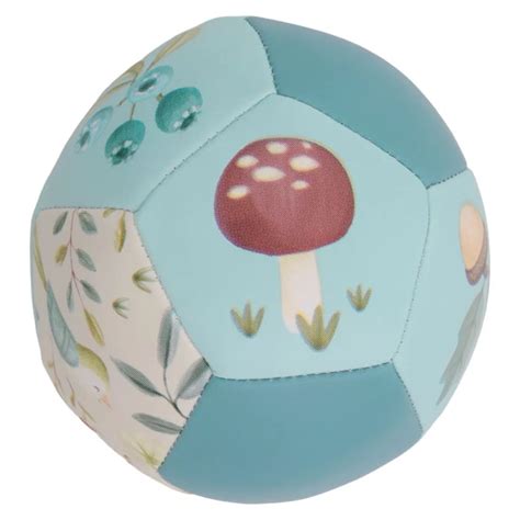 Puha, textilből készült babafoglalkoztató labda