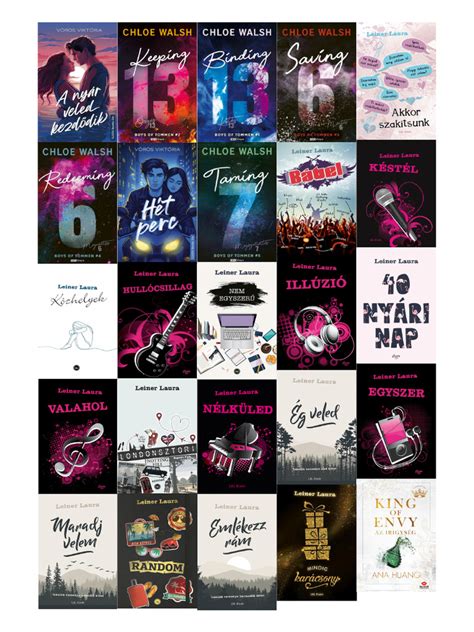 Grafikai tervezésű könyvsorozat borítói