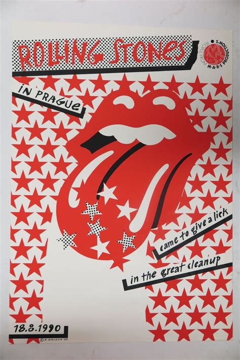 Rolling Stones koncert plakát