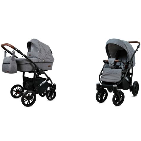 RAF POL Baby Lux Fenix 3 az 1-ben babakocsi szürke színben