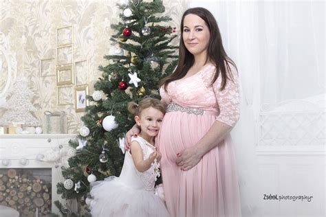 Karácsonyi kismama fotó