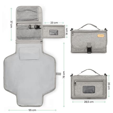 Hordozható pelenkázó alátét kinyitva