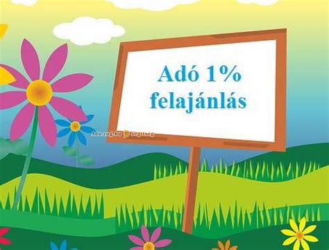 adóbevallás 1% felajánlás