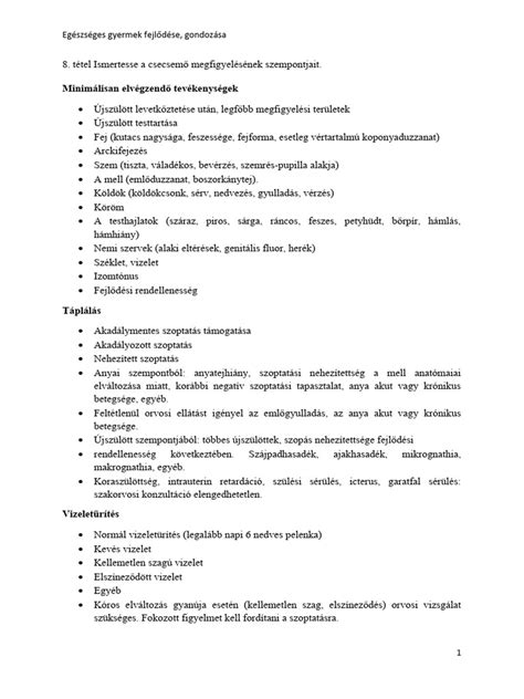 Csecsemő súlyfejlődése