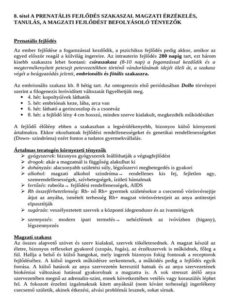 Infografika a prenatális szűrési módszerekről