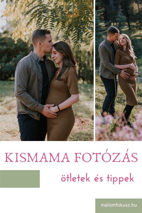 Kismama fotózás a természetben