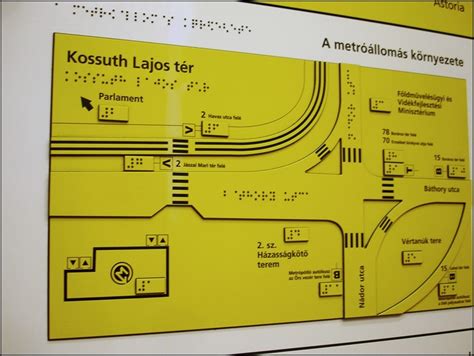 Tájékoztató tábla a kórházban