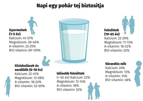 Infografika a napi ajánlott folyadékbevitelről