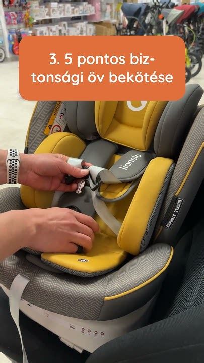 gyerekülés bekötése isofix-szel