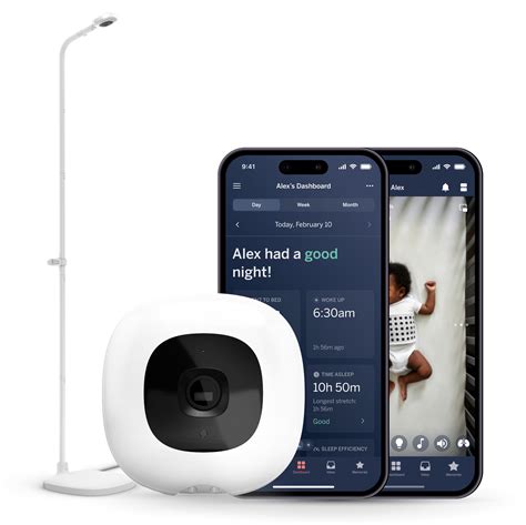 Nanit Smart Baby Monitor és a mobilalkalmazás felülete