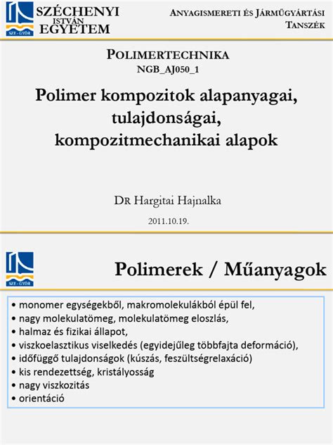 Polimer kompozitok felhasználása
