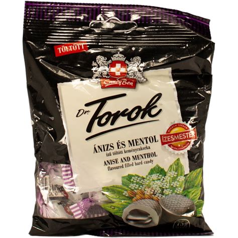 Illusztráció a Dr. Torok ánizs mentol cukorkáról