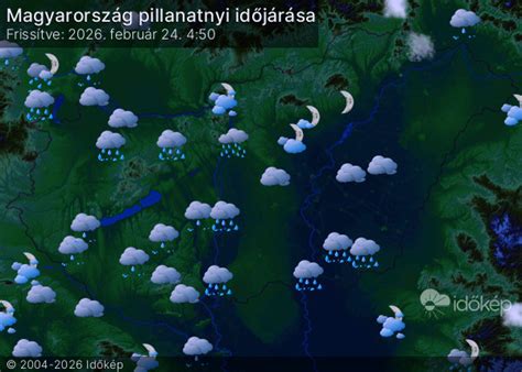 Békéscsaba időjárás térkép