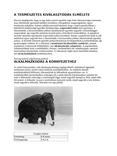 Anyatejbe történő kiválasztódás ábrája