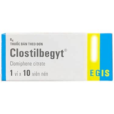 Clostilbegyt tabletta csomagolása