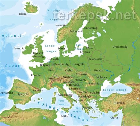 Térkép Európa borvidékeiről