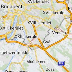 Budapest nőgyógyászati rendelők térképe