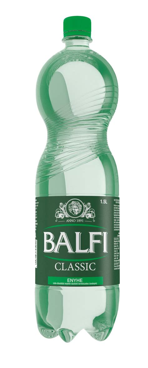 Balfi ásványvíz palackja