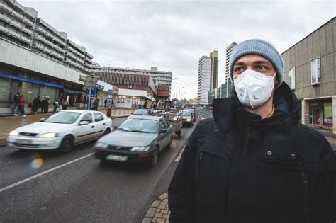 szennyezett levegő a városban