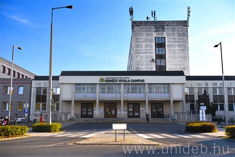 Debrecen térképe a Kenézy Gyula Campus elhelyezkedésével