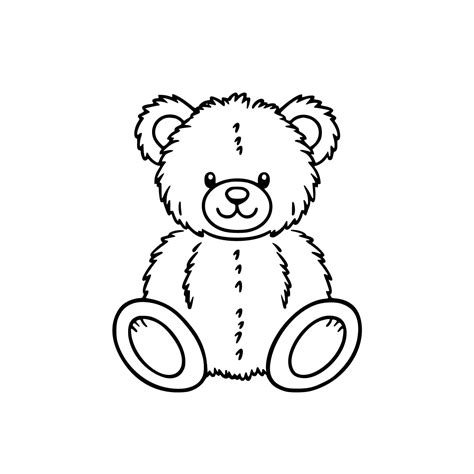 Egy macis babaágy rajza