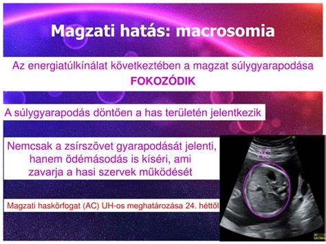 Diagram a magzati haskörfogat méréséről