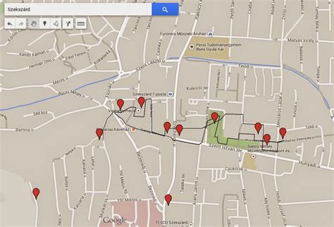 Szekszárd várostérkép