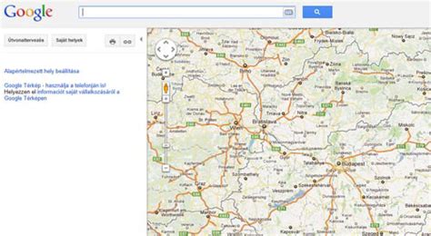 Google Térkép útvonalszámítás
