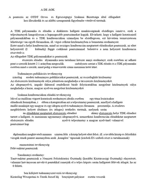 méhnyak állapotát értékelő pontrendszer