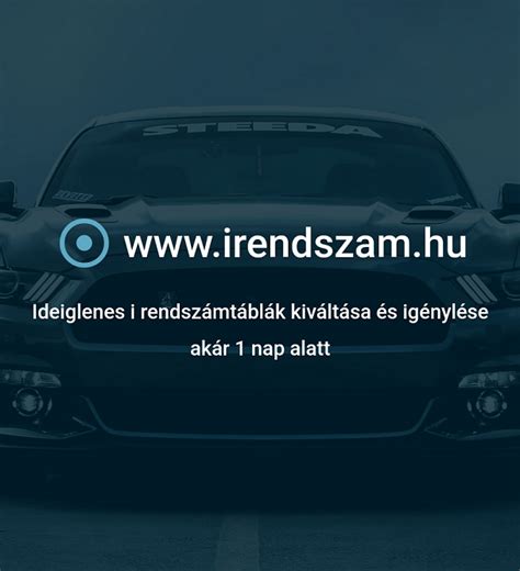 Infografika az I-rendszám igénylésének folyamatáról