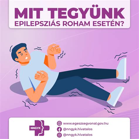 illusztráció az epilepsziás roham különböző fázisairól