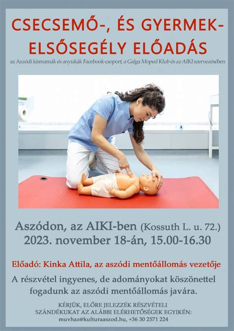 csecsemő elsősegély fulladás esetén