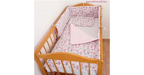 Különböző típusú babaágynemű garnitúrák