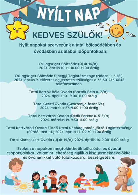 Infografika a bölcsődei és óvodai fejlesztési területekről