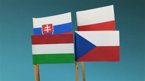 Visegrádi Négyek országainak zászlói