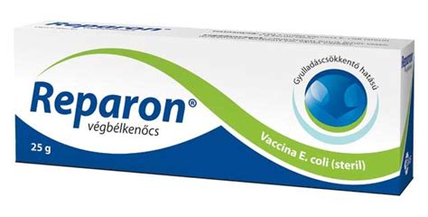Reparon végbélkúp csomagolása