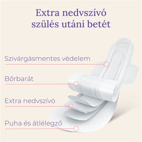 illusztráció a szülés utáni betétről