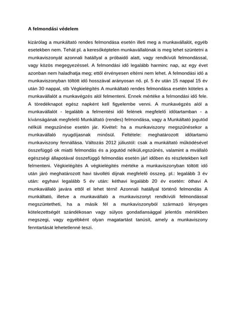 Felmondási védelem szimbóluma