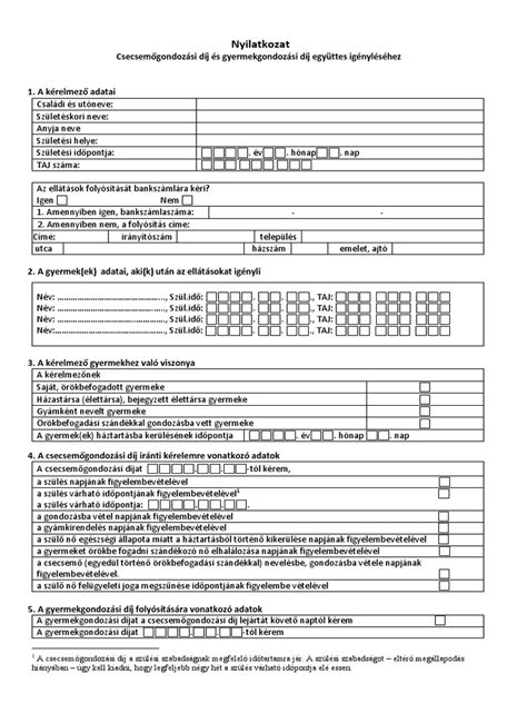 Csecsemőgondozási díj (CSED) kalkuláció