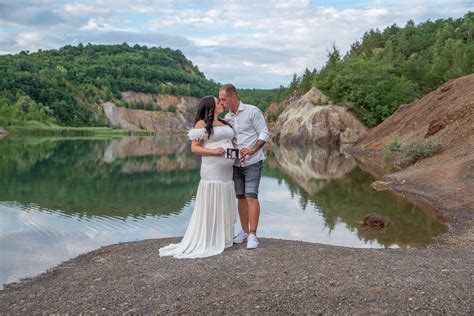 naplemente kismama fotózáson