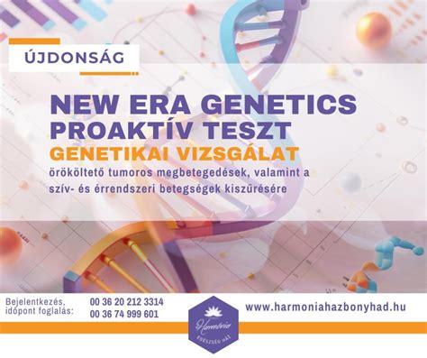 Kombinált genetikai teszt infografika