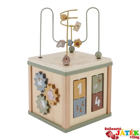 Little Dutch fa készségfejlesztő kocka