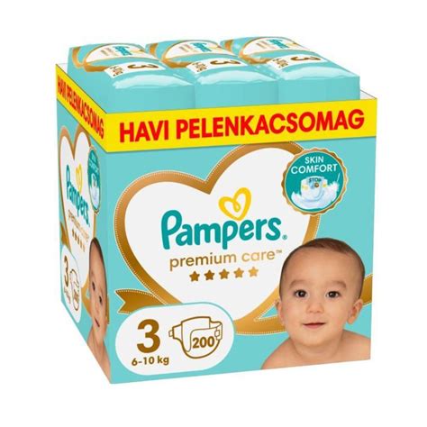 Pampers Premium Care 3 méretű pelenka