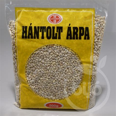 Hántolt árpa szemek