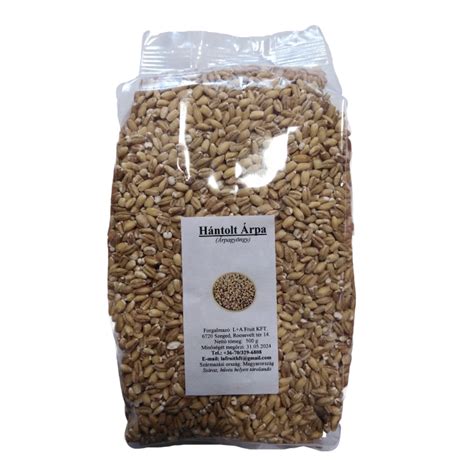 Árpagyöngy (gersli) egy tálban