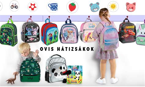 Ovis hátizsákok különböző állatmintákkal
