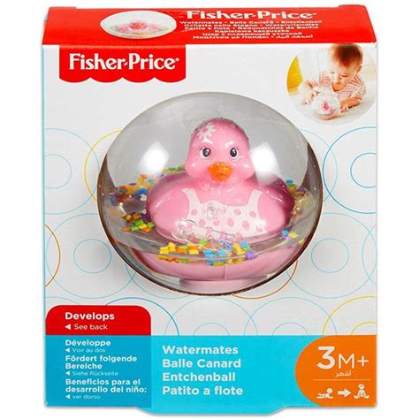 átlátszó gömbben úszó Fisher Price kiskacsa