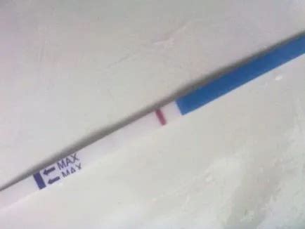 kép egy negatív terhességi tesztről