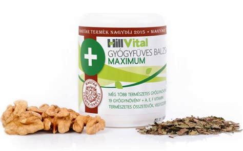 A HillVital Maximum Balzsam 19 gyógynövénye